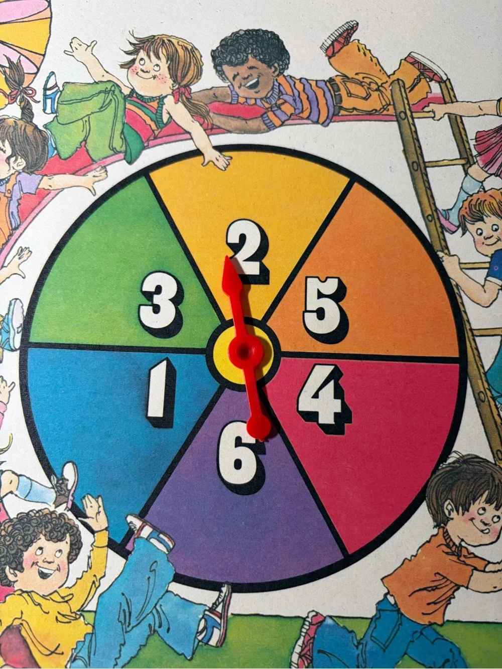 Vintage Chutes and Ladders Kids Board Game - Classic White Box
